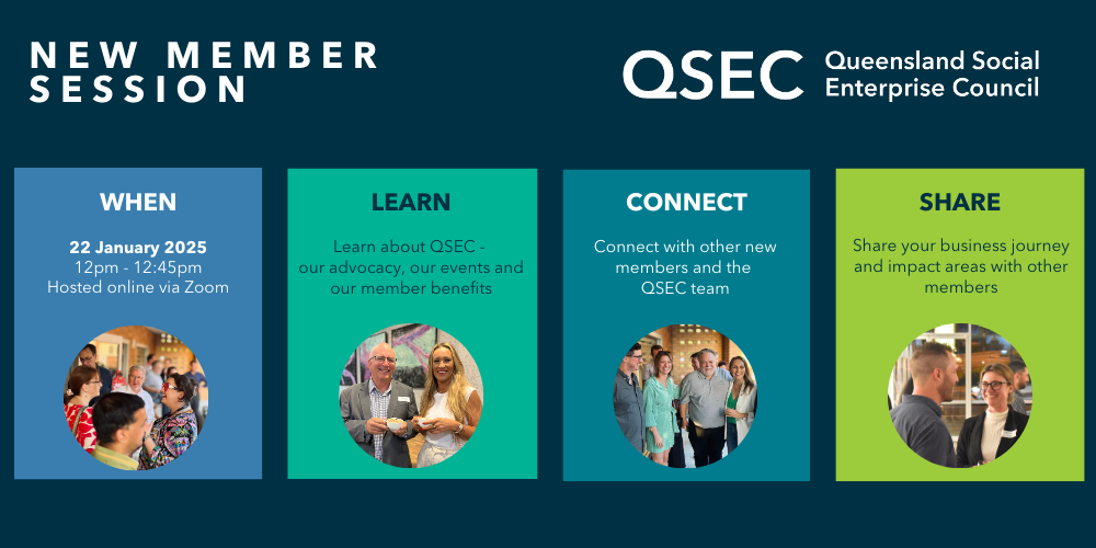 Information on the QSEC New Member Session being hosted on 22 January 2025 at 12pm. The registration link is below.